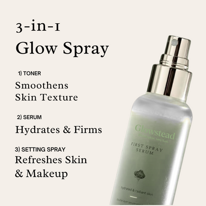Glowstead First Spray Serum — 3-in-1 Glow Mist