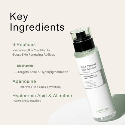 Glowstead 6-Peptide Skin Booster Serum