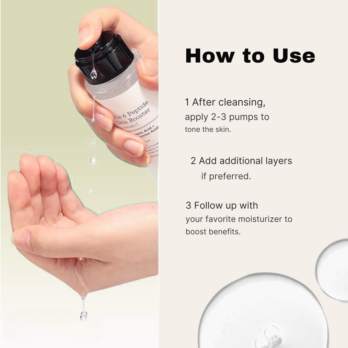 Glowstead 6-Peptide Skin Booster Serum